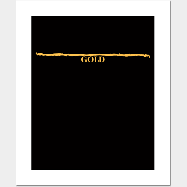 Gold Wall Art by Prince